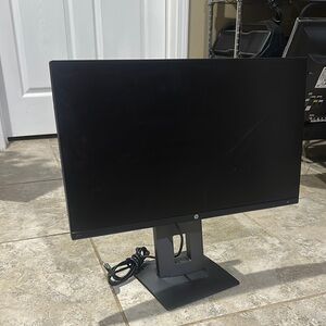 HP Black External Monitor with Minimal Bezels